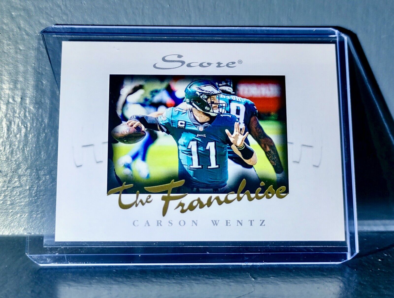 Carson Wentz 2020 Panini NFL Instant Score The Franchise #5 Card 1/1251