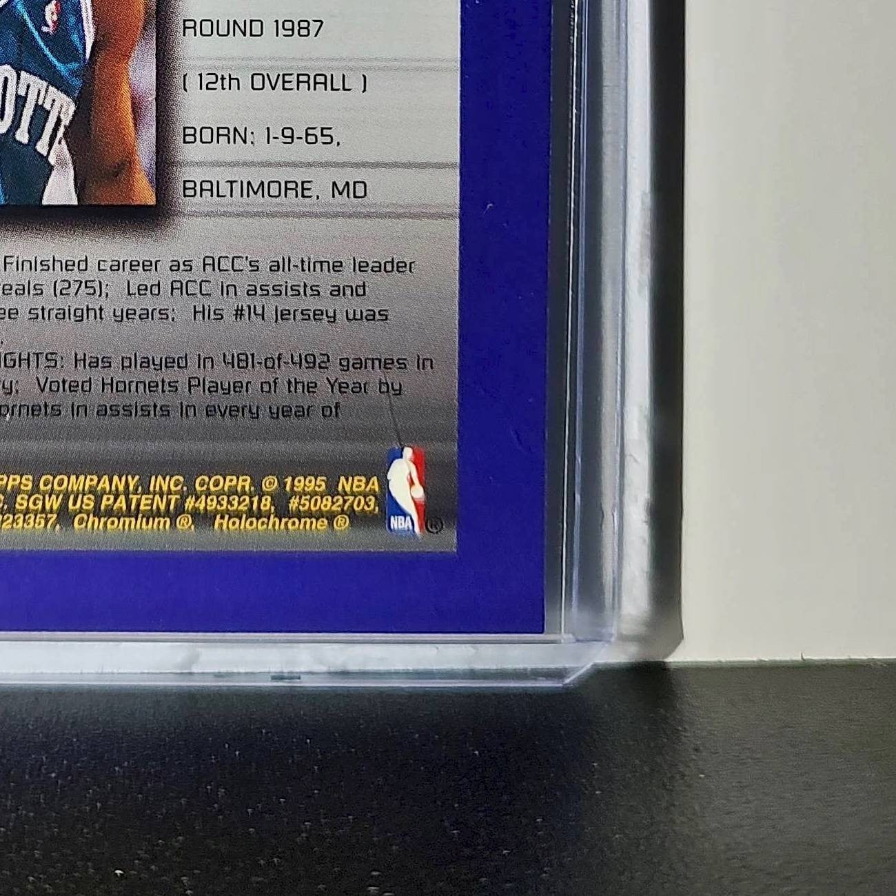 Muggsy Bogues 1994-95 Topps Finest #204 Collegiate Best