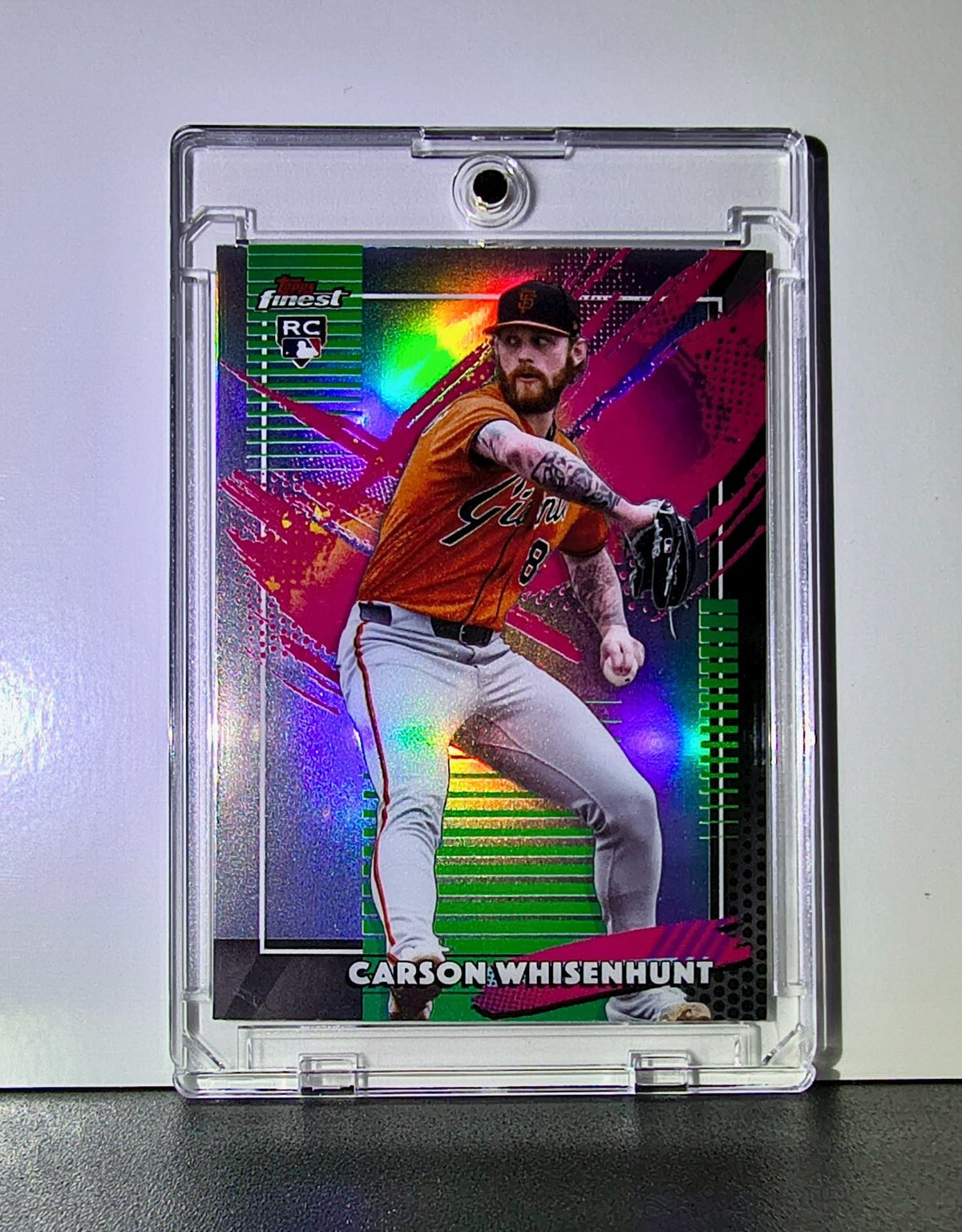 Carson Whisenhunt Rookie 2026 MLB Topps Finest #282 Rare Refractor SF Giants