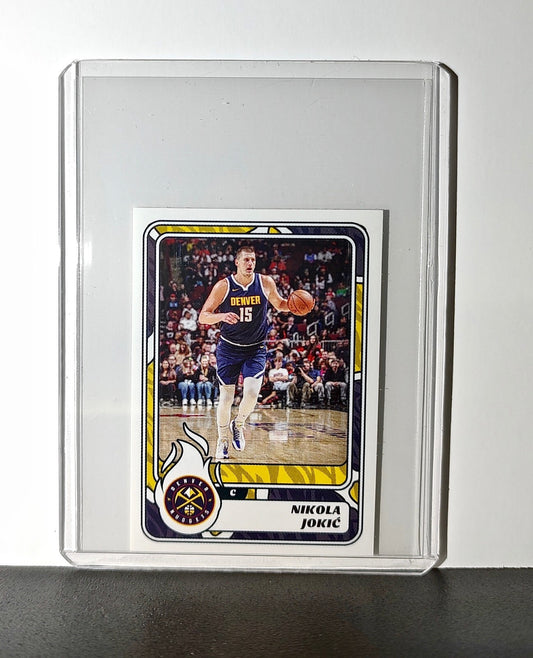 Nikola Jokić 2024-25 Panini NBA #307 Sticker Card Denver Nuggets
