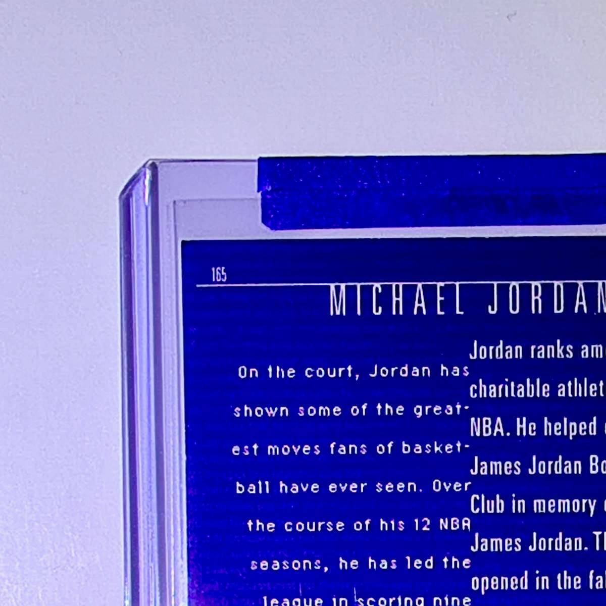 Michael Jordan 1997-98 Upper Deck Court Perspectives #165 Basketball Card Bulls