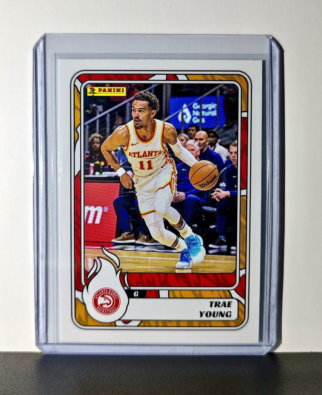 Trae Young 2024-25 Panini NBA #49 Sticker Card Atlanta Hawks