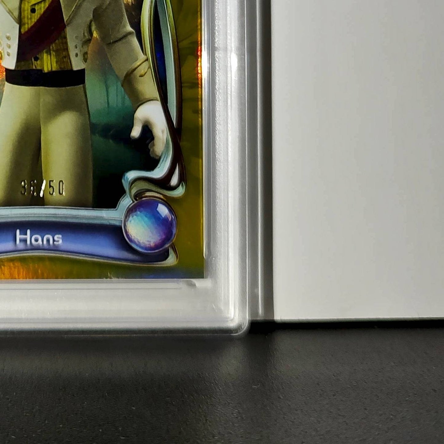 Hans 2025 Topps Disney Wonder #85 Winter Variant Card Frozen PSA 9