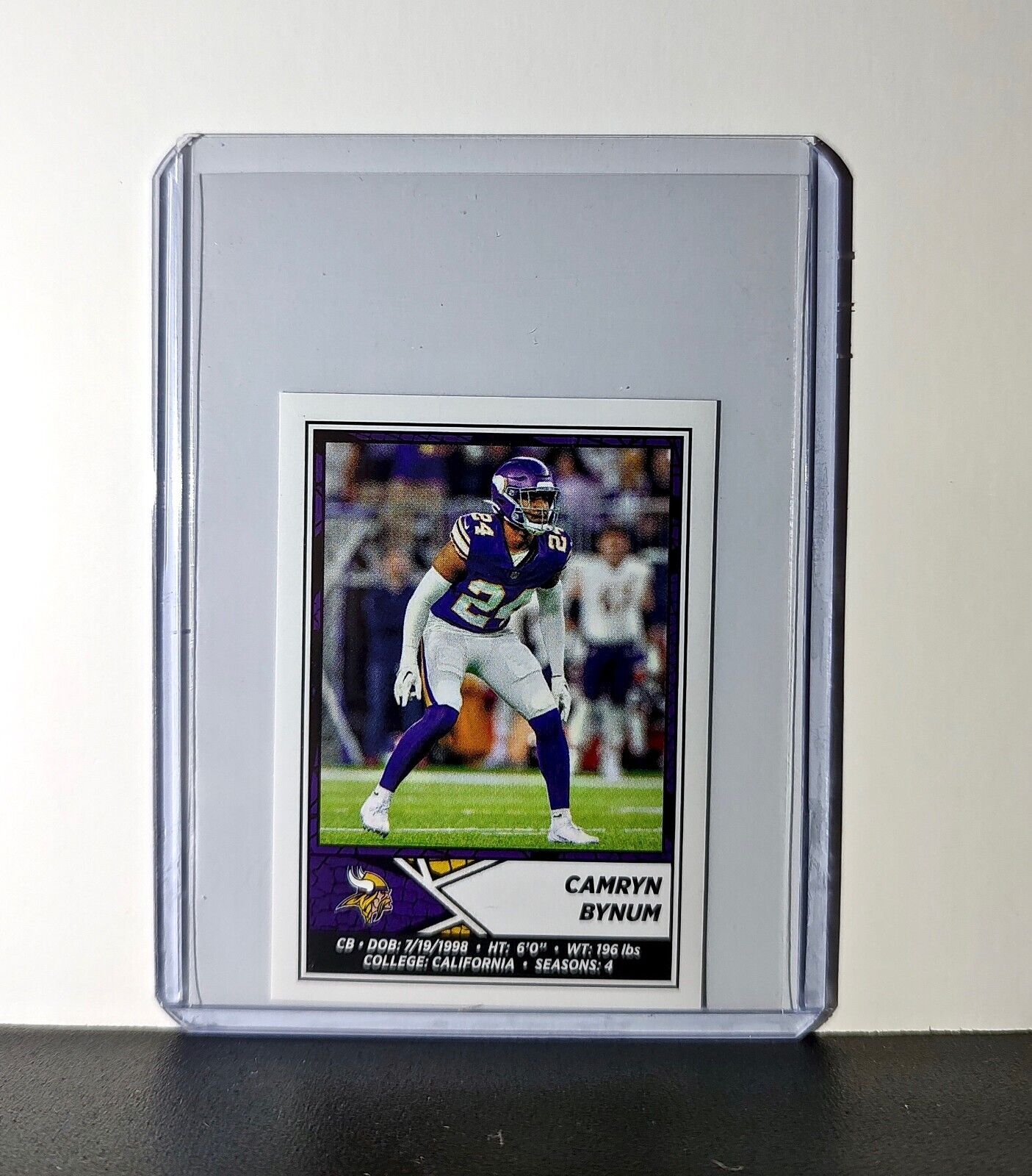 Camryn Bynum 2024 Panini NFL Sticker #421 Minnesota Vikings