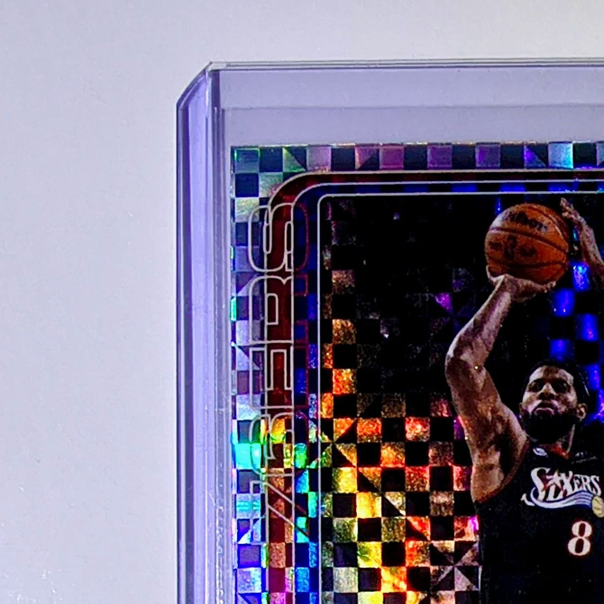 Paul George 2025-26 NBA Topps Chrome Update X-Fractor #77 Card 76ers