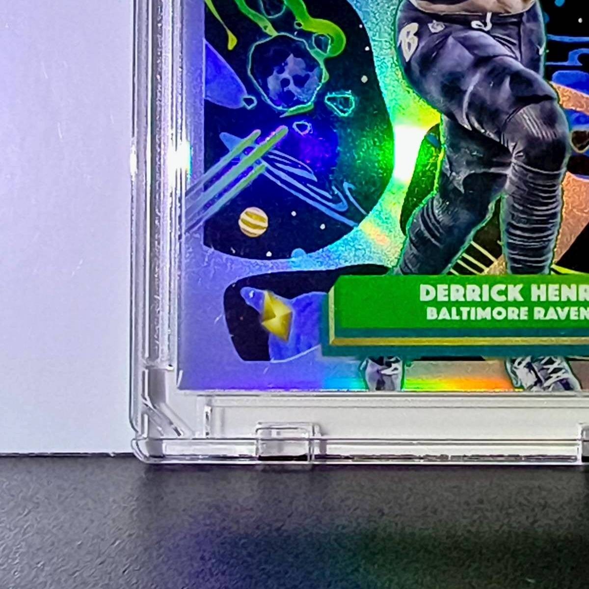 Derrick Henry 2025 NFL Topps Chrome Cosmic Refractor #8 Football Card Ravens
