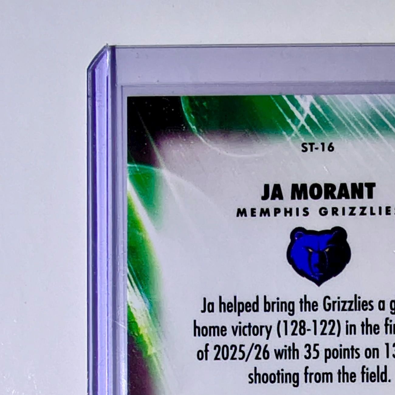 Ja Morant 2025-26 NBA Topps Chrome Update Stratospheric Stars #ST-16 Grizzlies