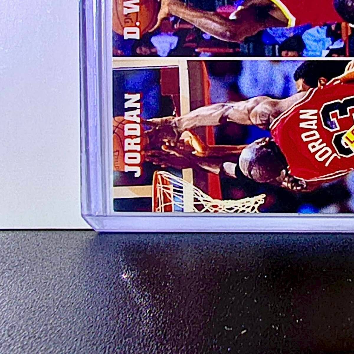 Michael Jordan Wilkins Malone 1993-94 NBA Hoops League Leaders #283 Card Bulls