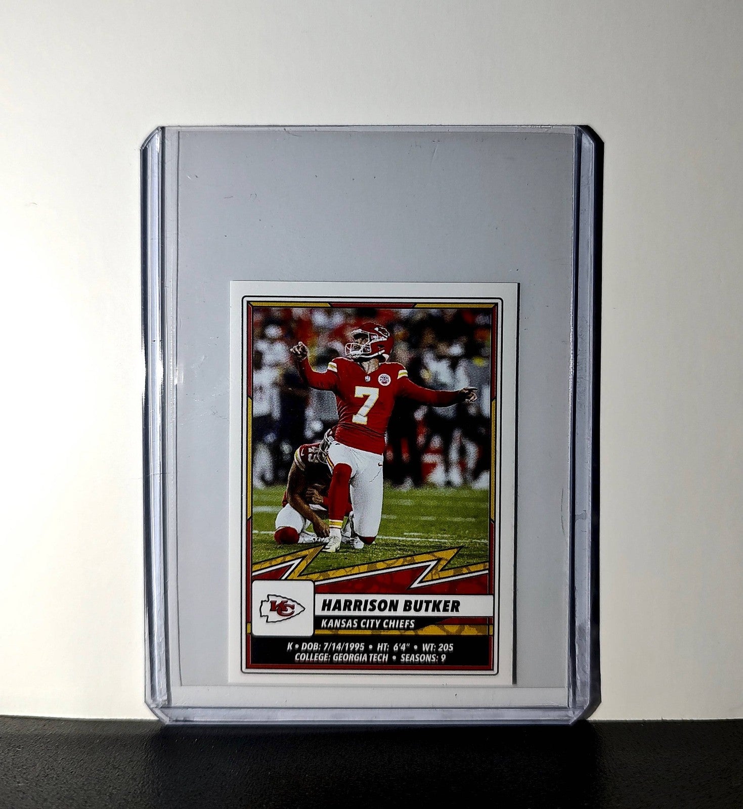 Harrison Butker 2025 Panini NFL #260 Sticker Kansas City Chiefs