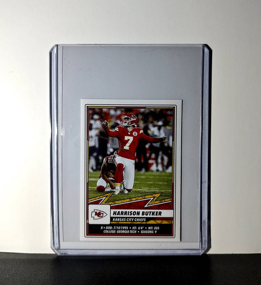 Harrison Butker 2025 Panini NFL #260 Sticker Kansas City Chiefs