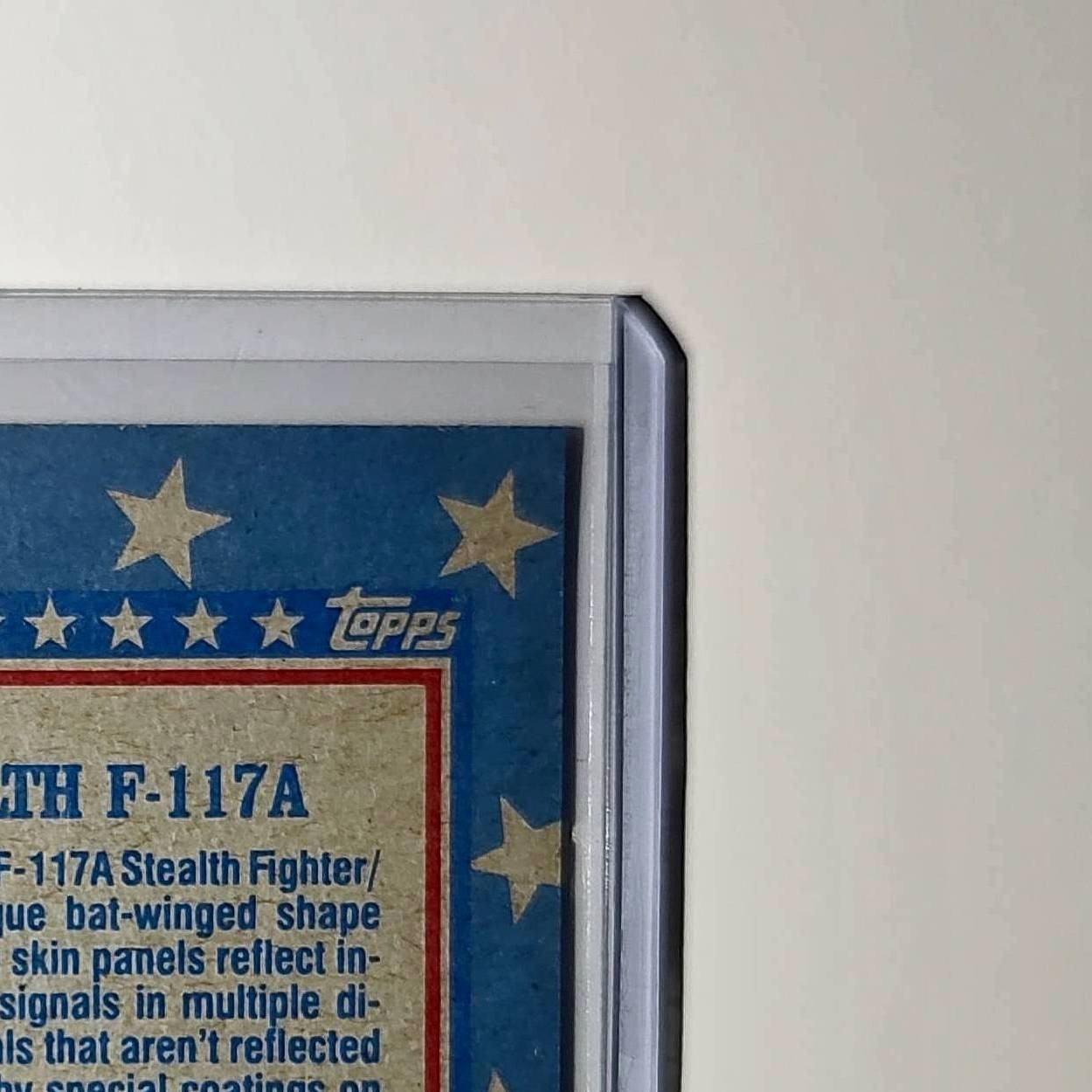F-117A Stealth Fighter 1991 Topps Desert Storm #119 Card