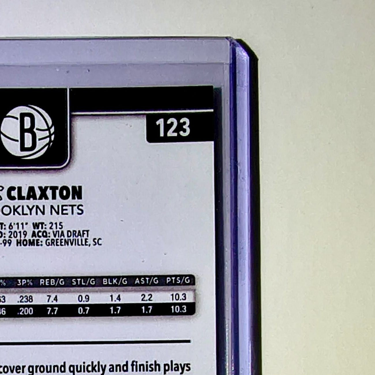 Nic Claxton 2025-26 NBA Topps Chrome Update #123 Basketball Card Brooklyn Nets