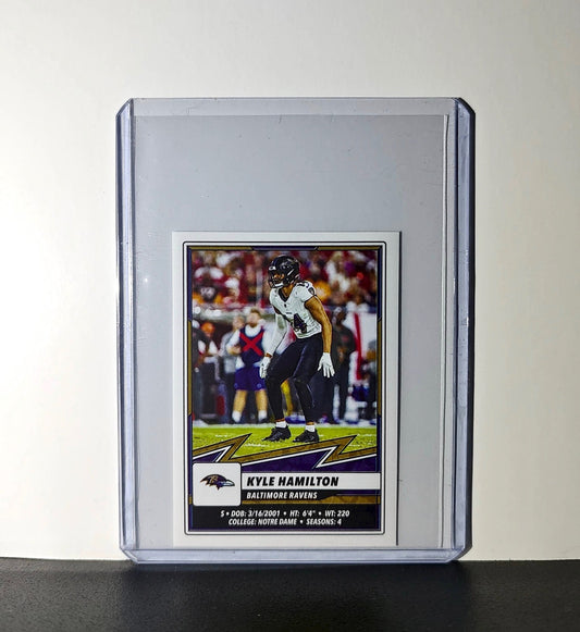 Kyle Hamilton 2025 Panini NFL #116 Sticker Baltimore Ravens