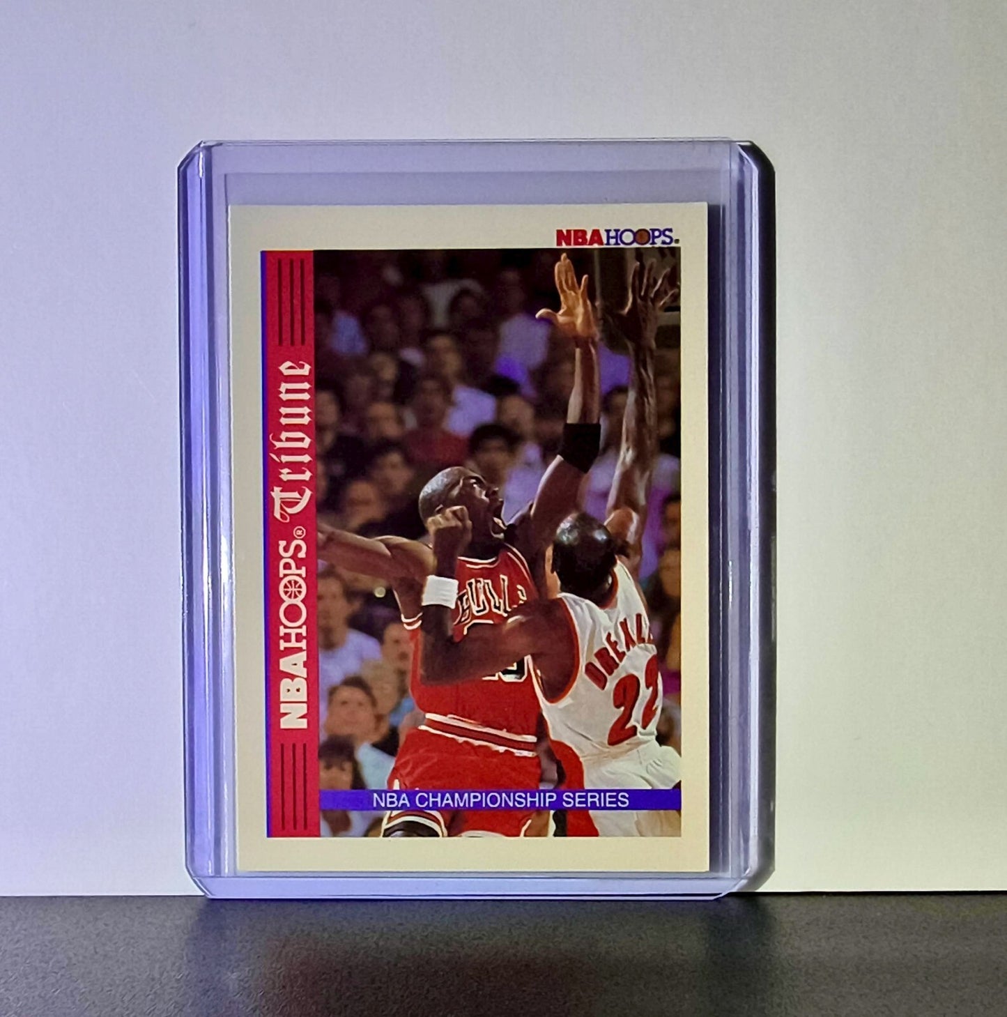 Michael Jordan 1992-93 NBA Hoops Tribune #TR1 Basketball Card Chicago Bulls