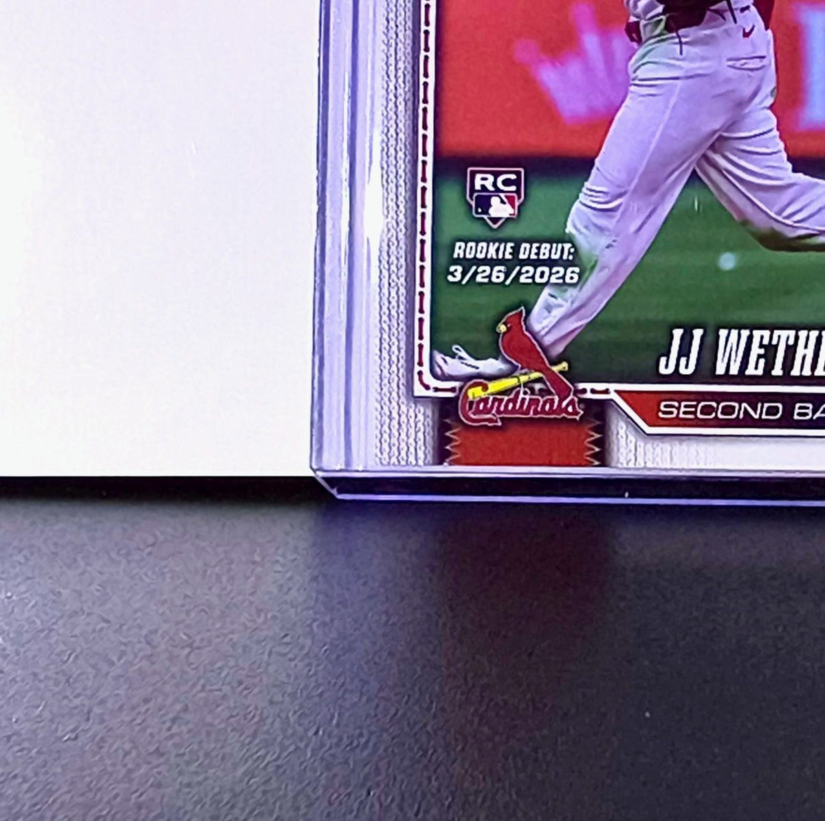 JJ Wetherholt Rookie 2026 Topps Update MLB #US245 Card St. Louis Cardinals