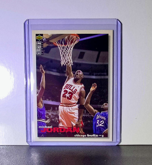 Michael Jordan 1995-96 Upper Deck Collector's Choice #45 Card Chicago Bulls