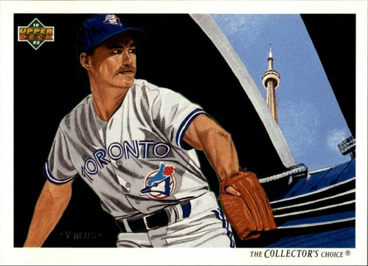 Dave Stieb 1992 Upper Deck MLB #99 Team Checklist Card Toronto Blue Jays