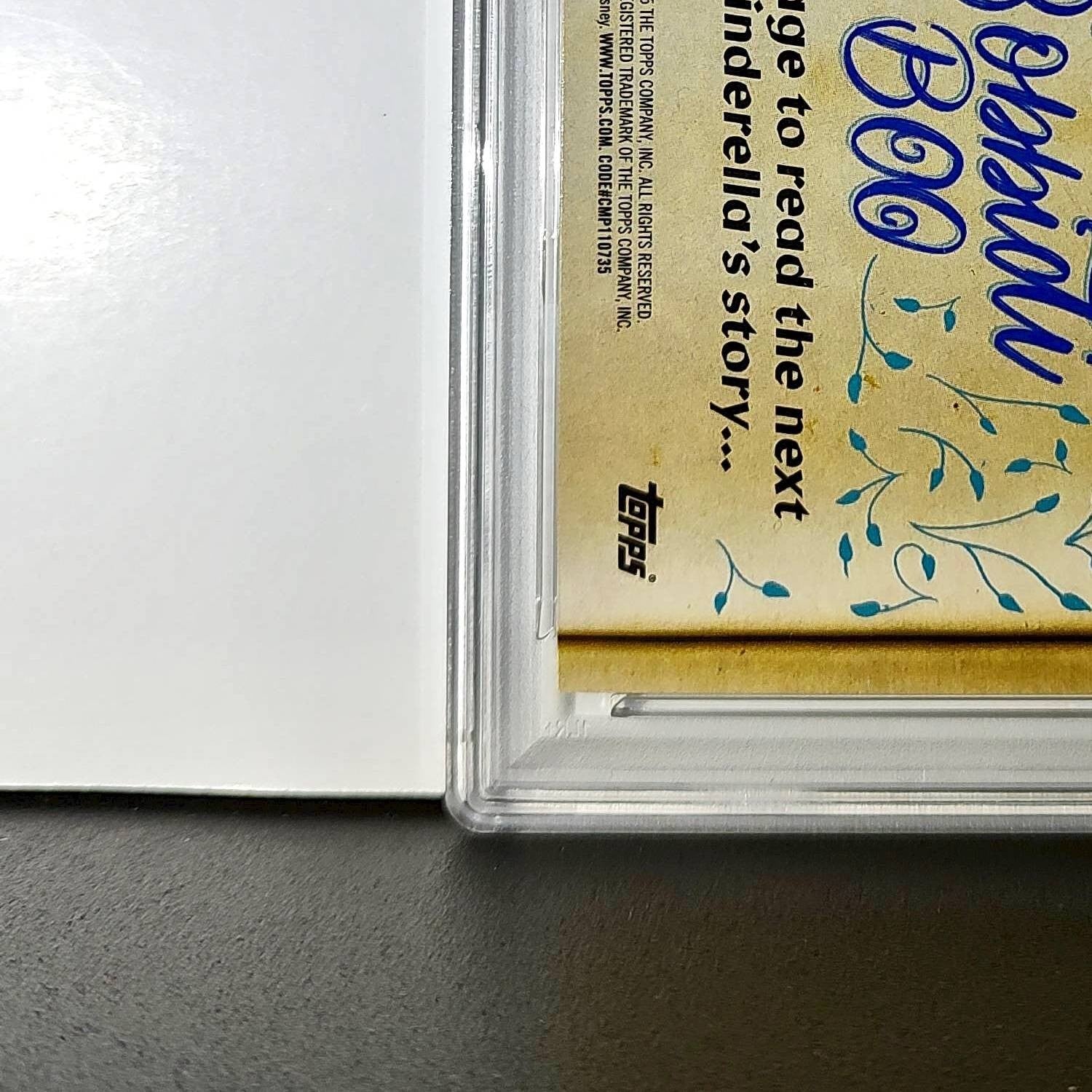 After the slipper shatters! 2025 Topps Disney #C75-22 Card PSA 10