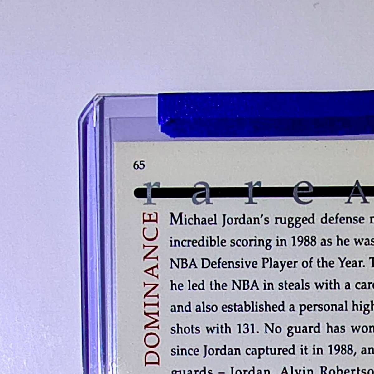 Michael Jordan 1994 Upper Deck Rare Air MJ Decade of Dominance #65 Card Bulls
