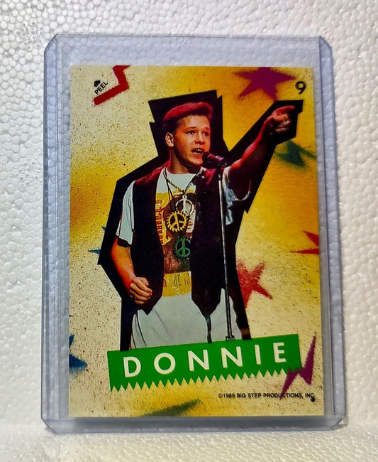 Donnie 1989 New Kids on the Block #9 Sticker Trading Card