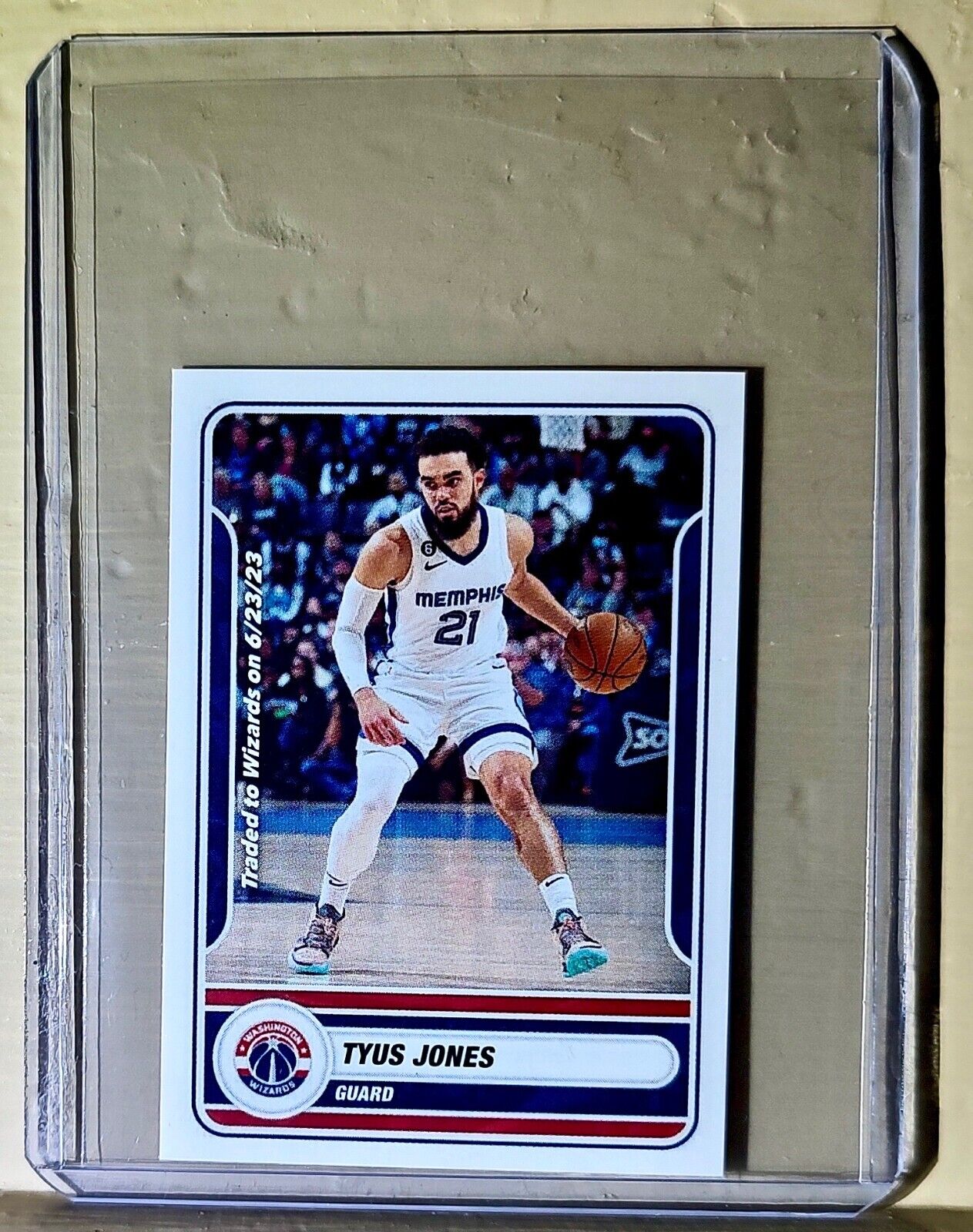 2023-24 Tyus Jones Panini NBA Basketball #289 Sticker Washington Wizards