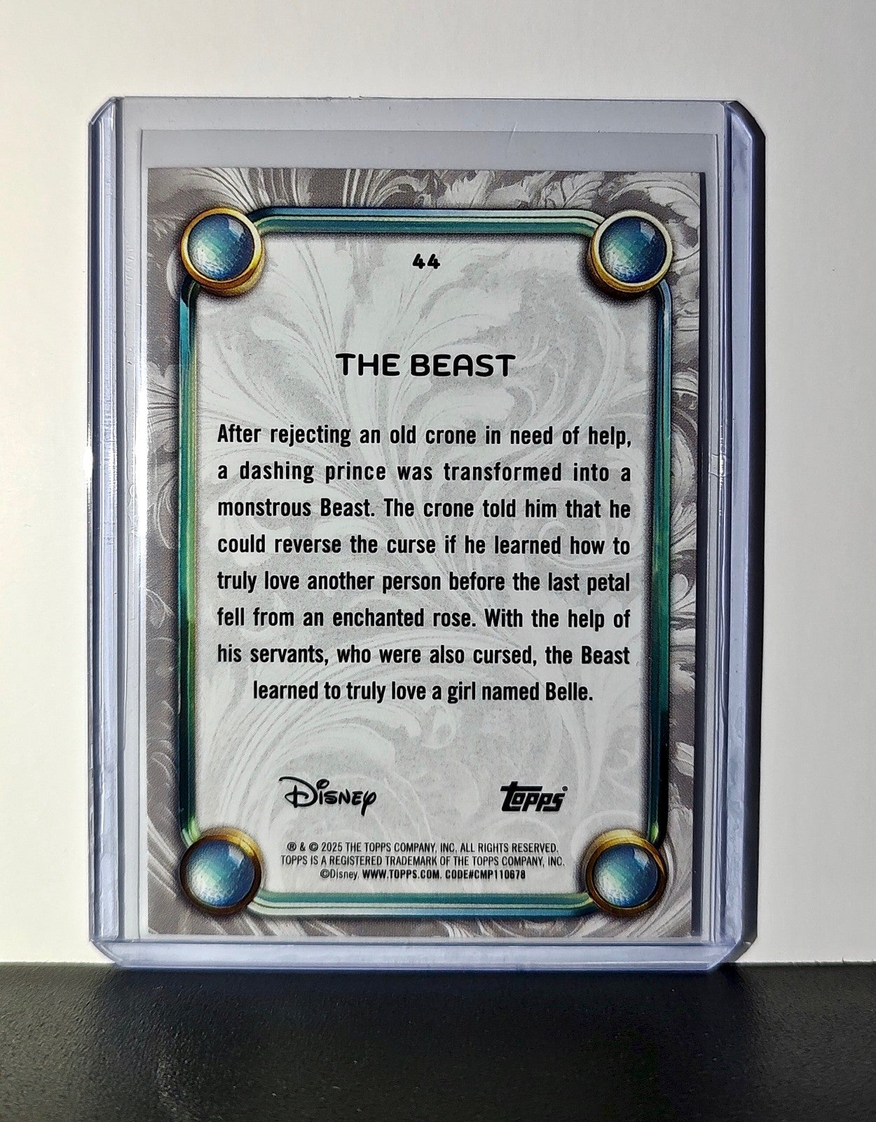 The Beast 2025 Topps Disney Wonder #44 Card Beauty and the Beast