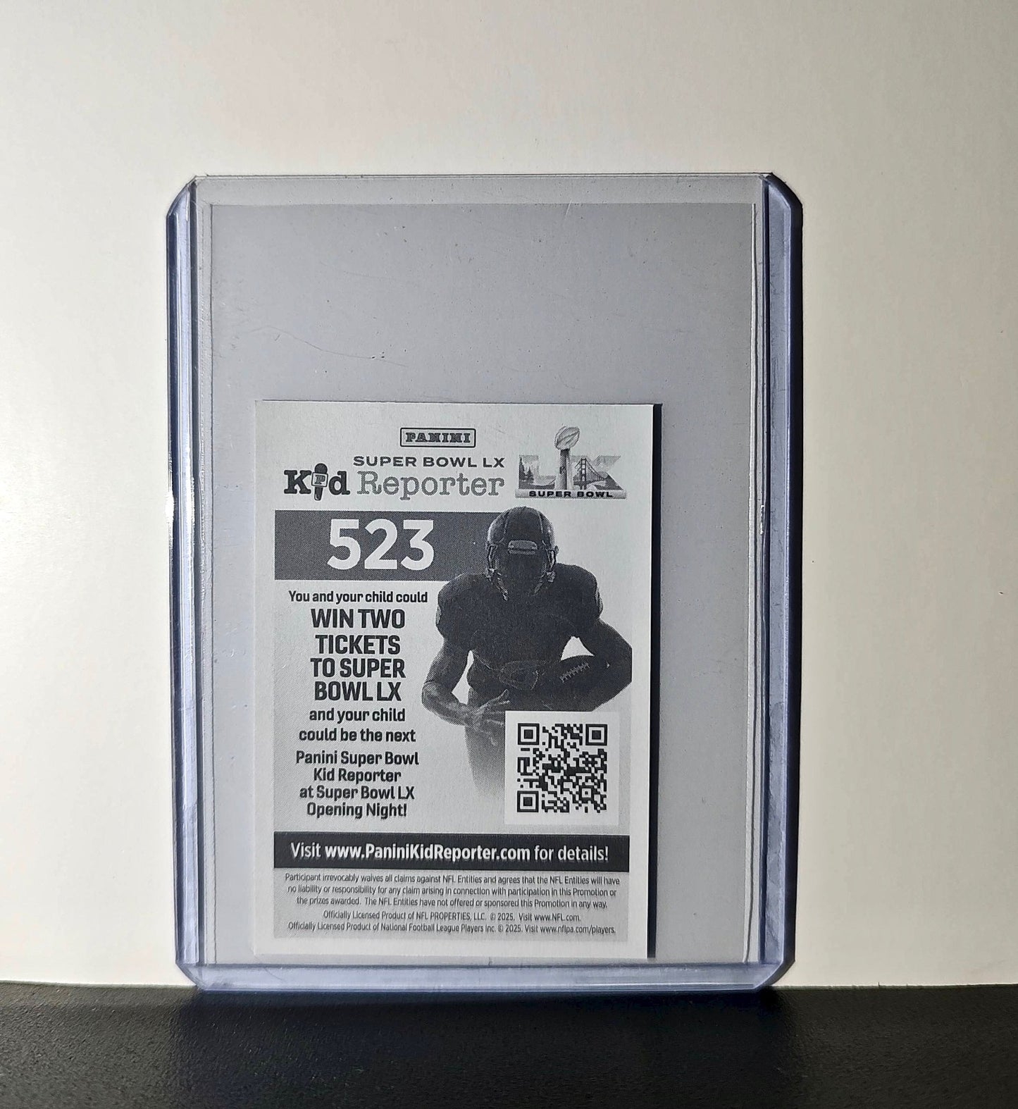 Christian McCaffrey 2025 Panini NFL #523 Foil Sticker 49ers