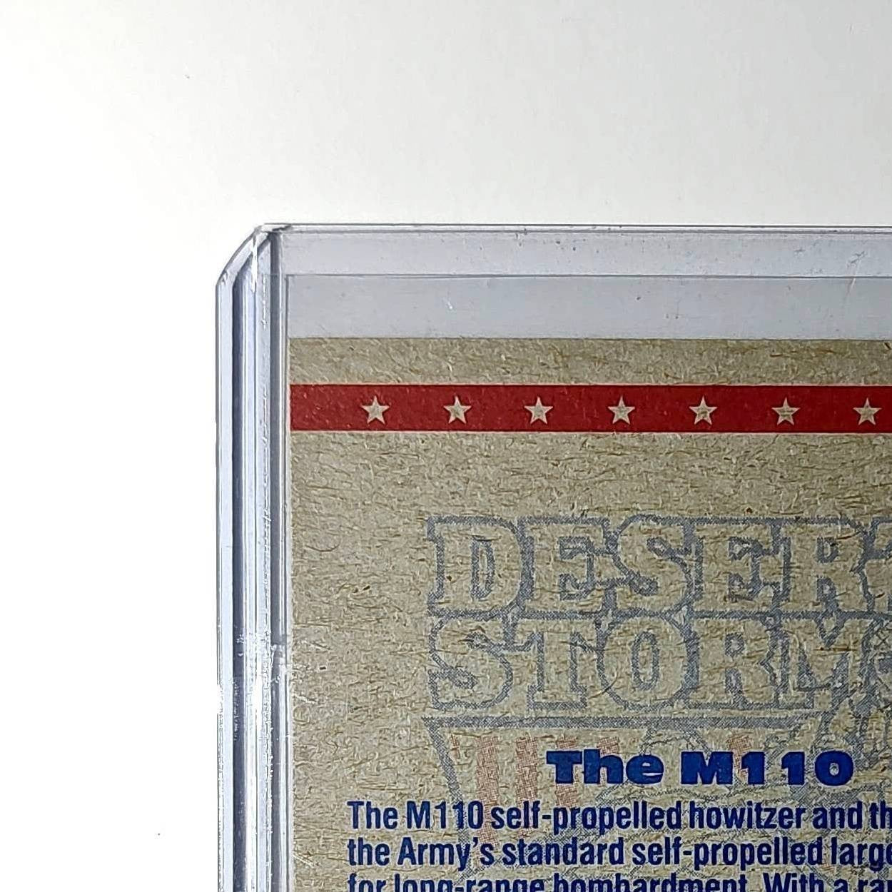 Manning the M-110 Howitzer 1991 Topps Desert Storm #39 Card