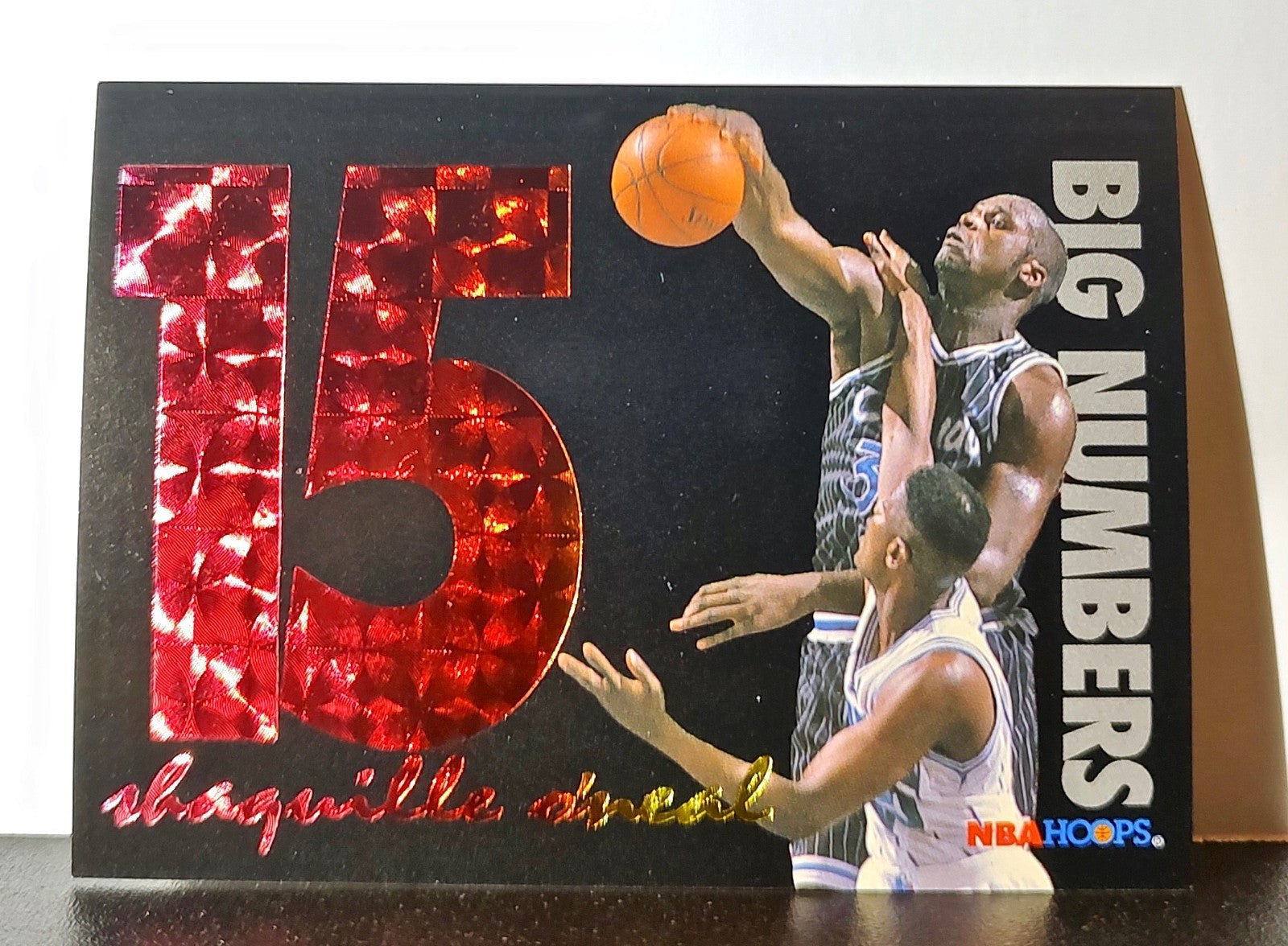 1994-95 Skybox NBA Hoops Big Numbers Cards Set of 12 with Acrylic Display