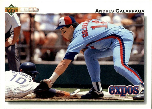 Andres Galarraga 1992 Upper Deck MLB #474 Baseball Card Montreal Expos