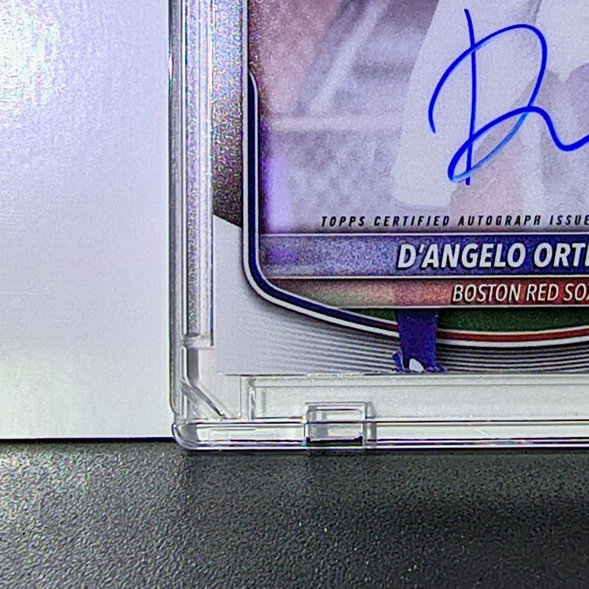 D’Angelo Ortiz Rookie 2025 MLB Bowman Chrome #CPA-DO 1st Autograph Card Red Sox