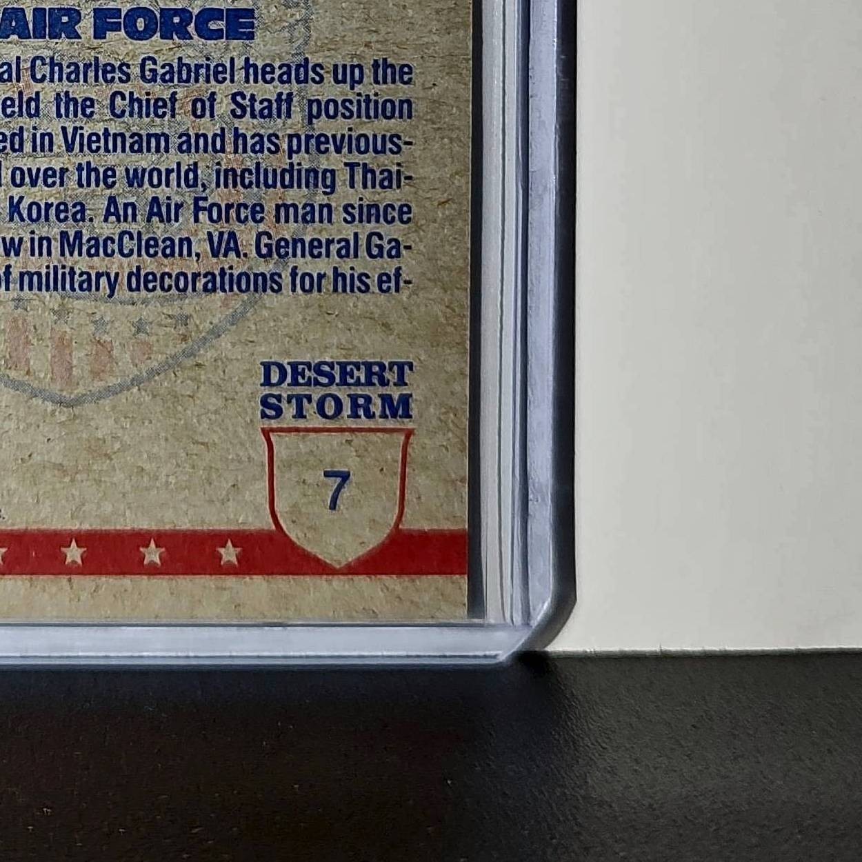 General Charles A. Horner 1991 Topps Desert Storm #7 Card