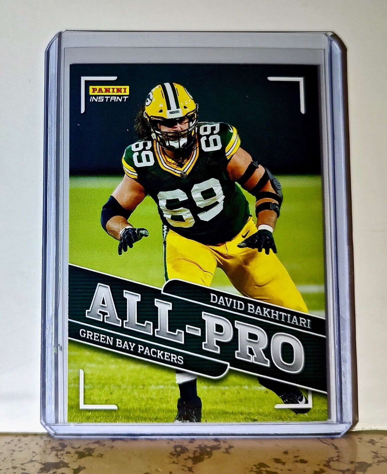 David Bakhtiari 2020 Panini All-Pro NFL #7 Football Card 1/241 Green Bay Packers