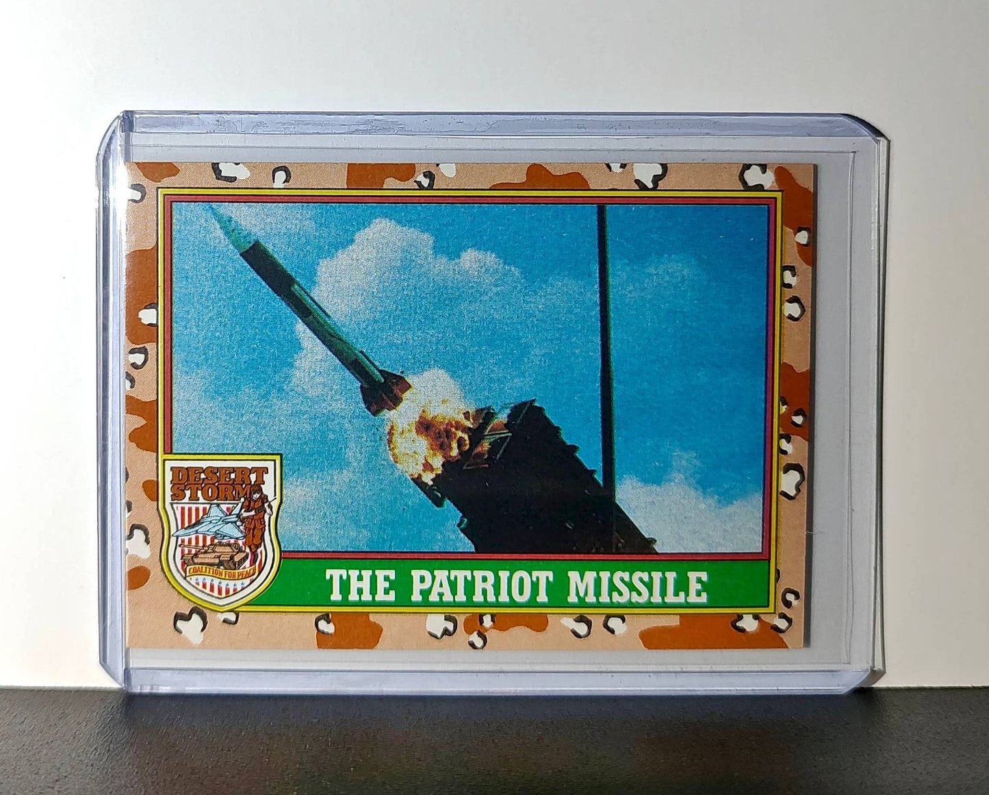 The Patriot Missile 1991 Topps Desert Storm #48 Card