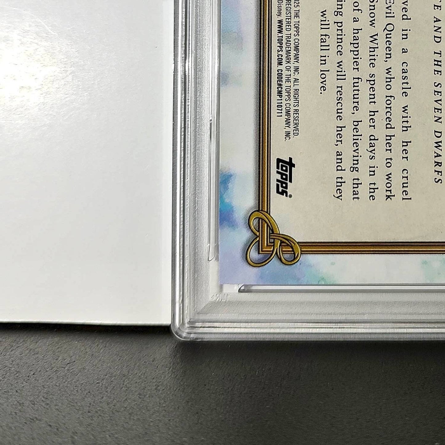 The Queen's Castle 2025 Topps Disney #C-1 Card PSA 9