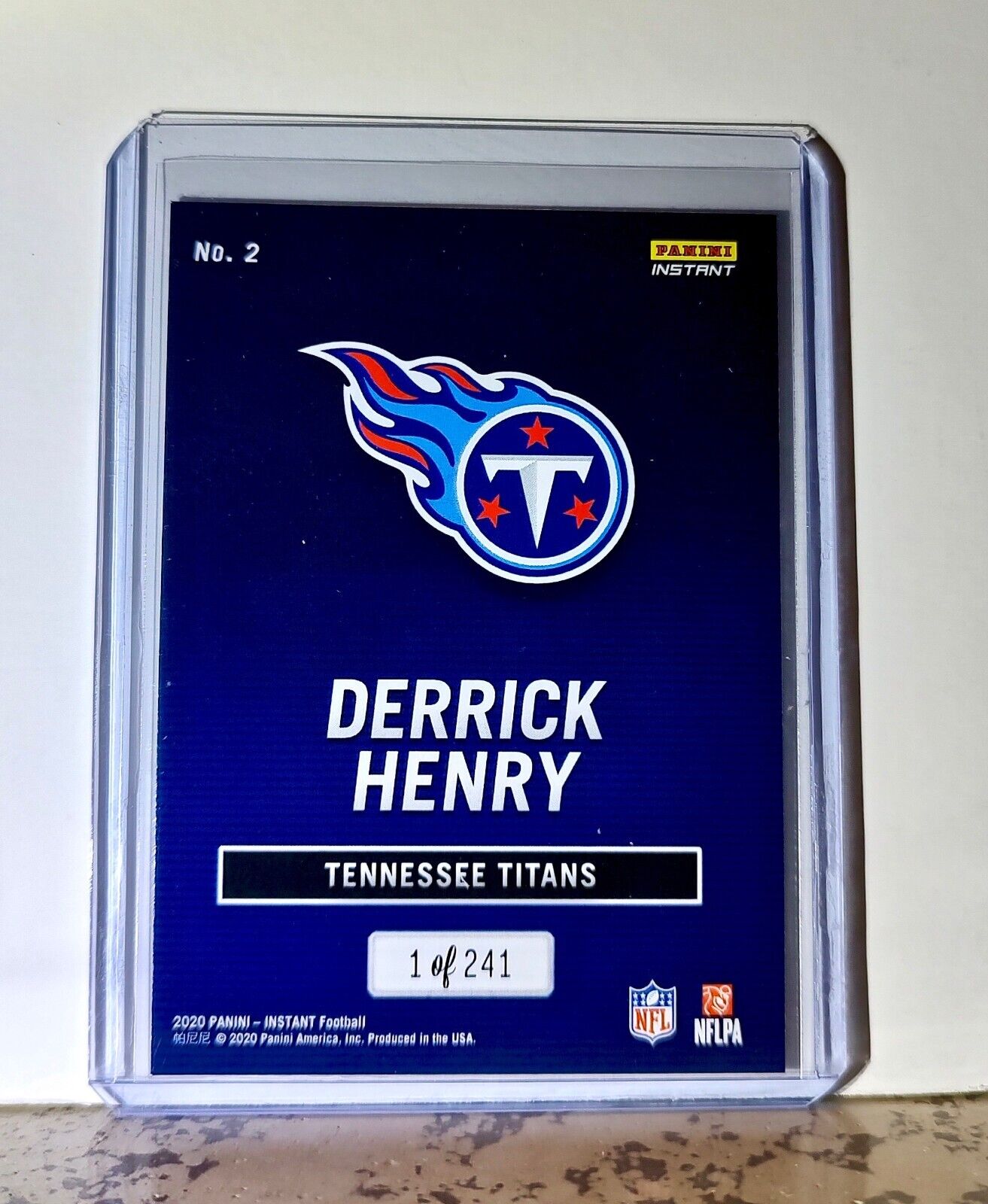 Derrick Henry 2020 Panini All-Pro NFL #2 Football Card 1/241 Tennessee Titans