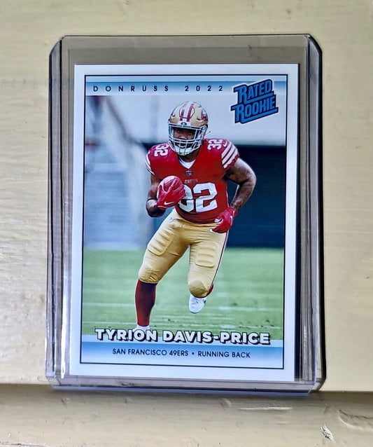 Tyrion Davis-Price 2022 NFL Panini #27 Rated Rookie Retro Football Card 1/4094