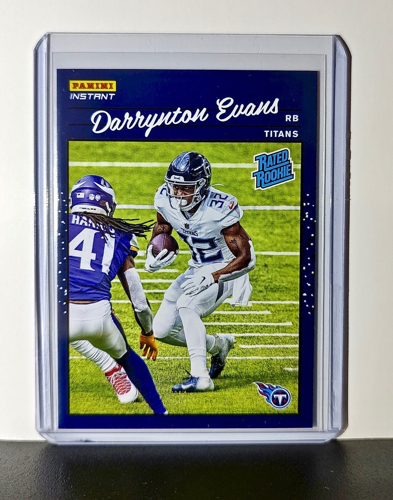 Darrynton Evans Rookie 2020 Panini NFL #33 Rated Rookie Card Tennessee Titans