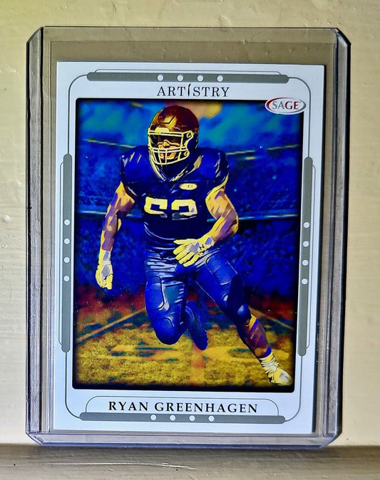 Ryan Greenhagen 2023 SAGE NFL Artistry Football #104 Card