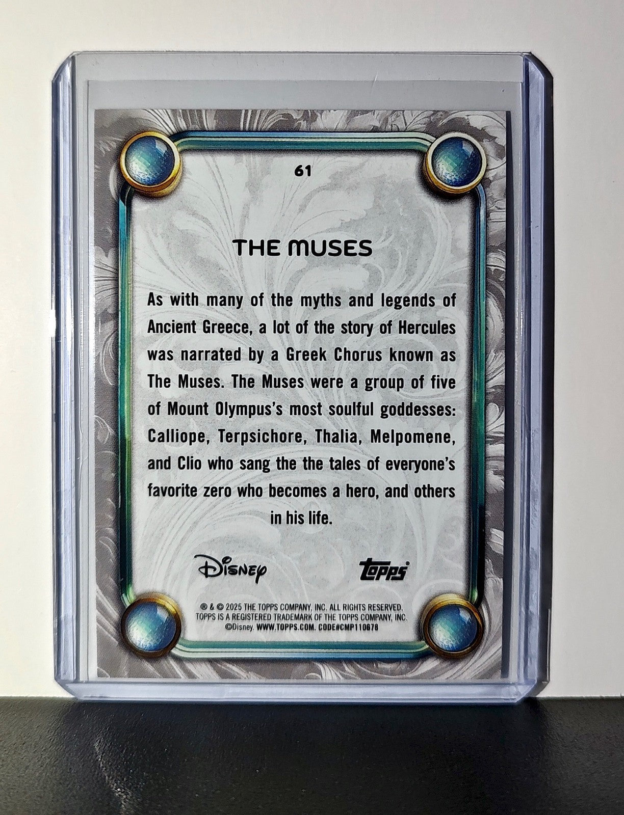The Muses 2025 Topps Disney Wonder #61 Card Hercules