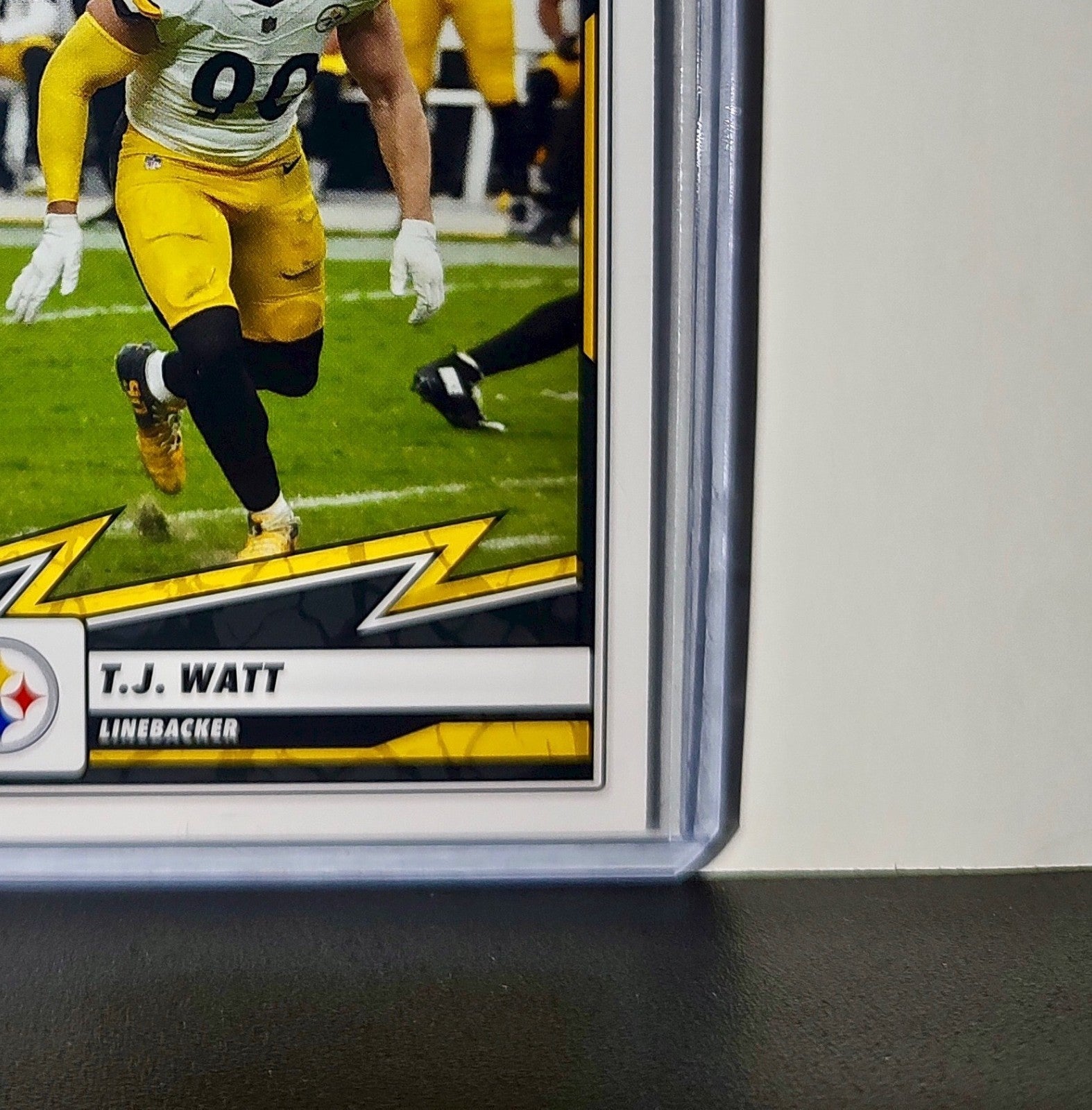 T.J. Watt 2025 Panini NFL #53 Sticker Card Pittsburgh Steelers