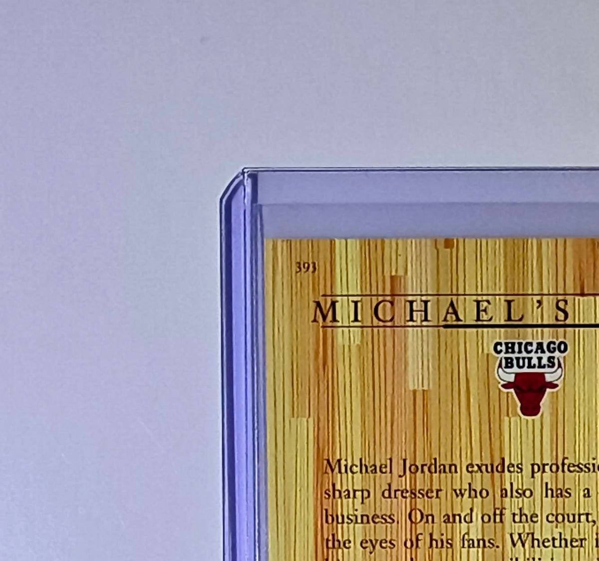 Michael Jordan 1997-98 Upper Deck Collector's Choice #393 Card Chicago Bulls
