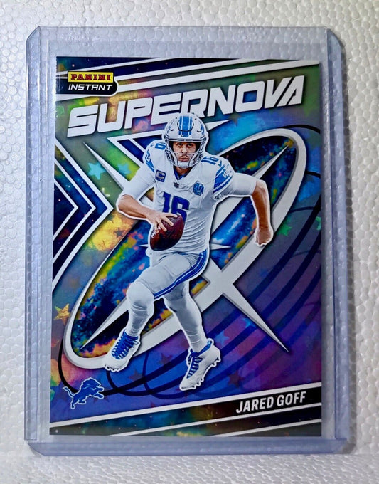 Jared Goff 2023 Panini NFL #2 Supernova Football Card Detroit Lions 1/481