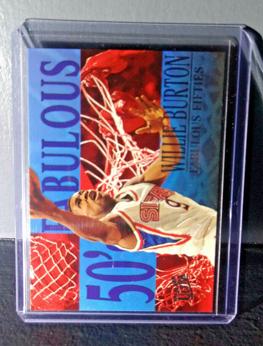 1995-96 Willie Burton Fleer Ultra Fabulous Fifties #2 Basketball Card