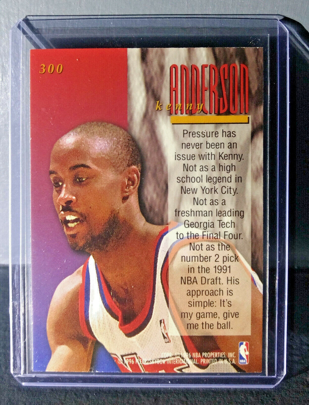 1995-96 Kenny Anderson Fleer Ultra #300 Encore Basketball Card