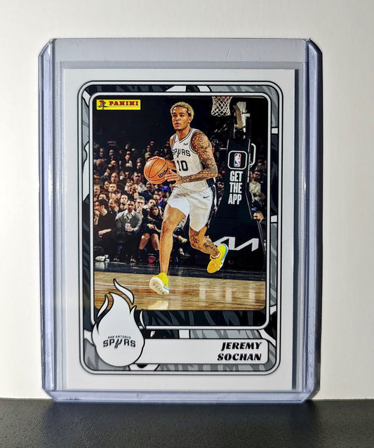 Jeremy Sochan 2024-25 Panini NBA #22 Sticker Card San Antonio Spurs