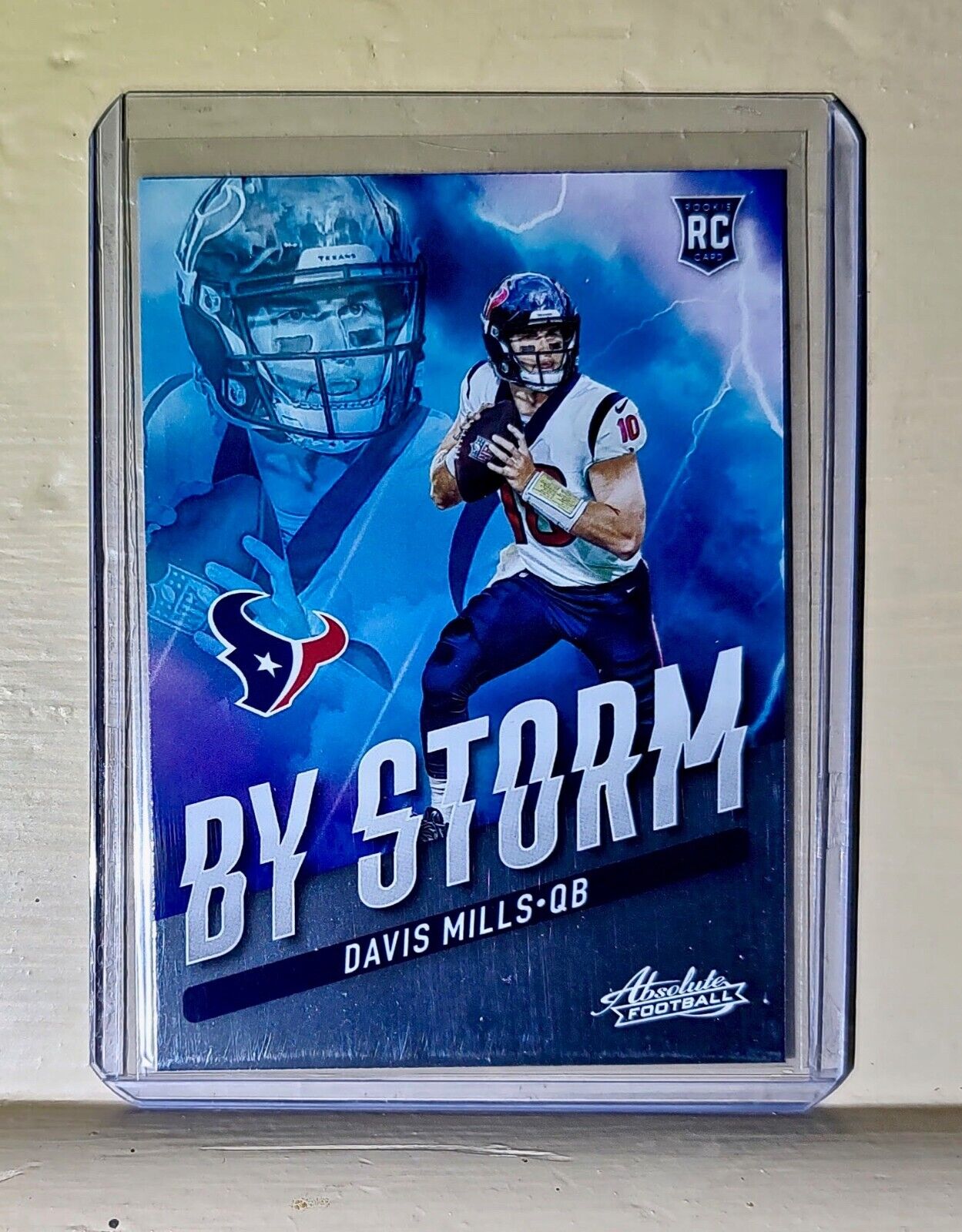 Davis Mills 2021 Panini NFL Absolute By Storm #BST-19 Rookie Card Texans