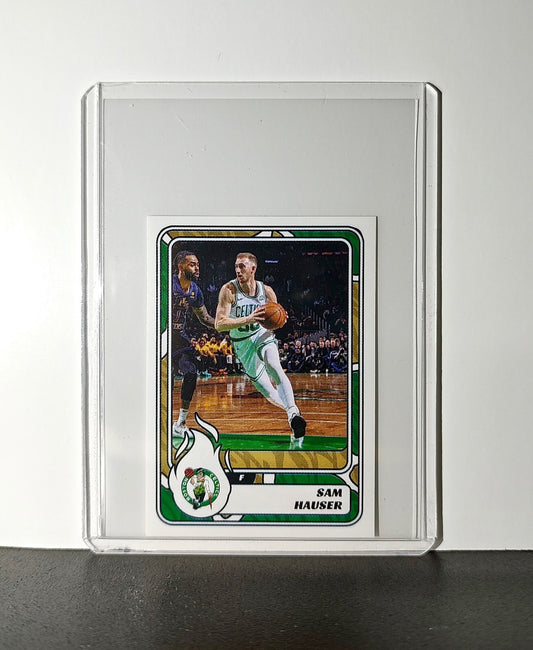 Sam Hauser 2024-25 Panini NBA #120 Sticker Card Boston Celtics