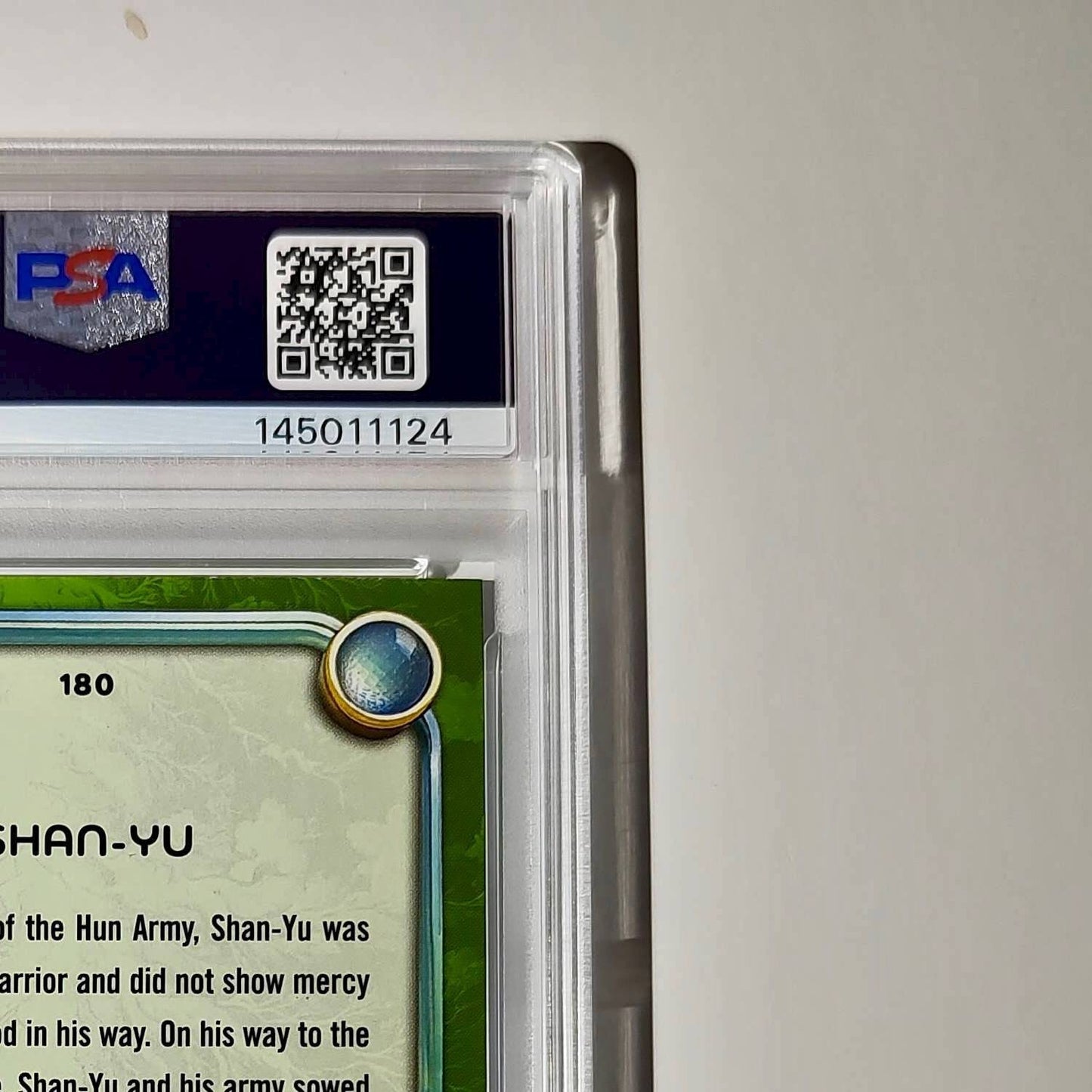 Shan-Yu 2025 Topps Disney Wonder #180 Card Mulan PSA 9