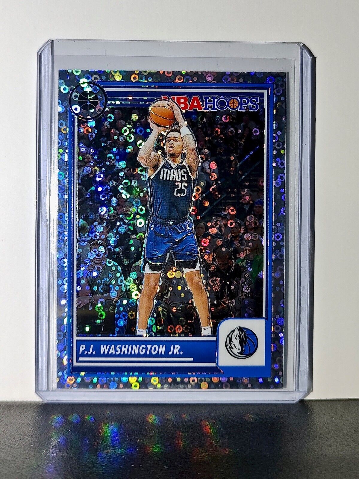 P.J. Washington Jr. 2023-24 Panini Premium NBA Hoops #121 Disco Prizm Mavericks
